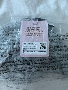 Savage X Fenty Platinum Grey Cotton Unlined Bra